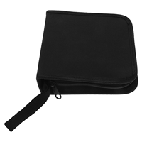 Capacity Portable Zipper Cd Binder Case Double Side Dvd Storage Sleeve Wallet Album Cd Holder For Car Accessories Parts