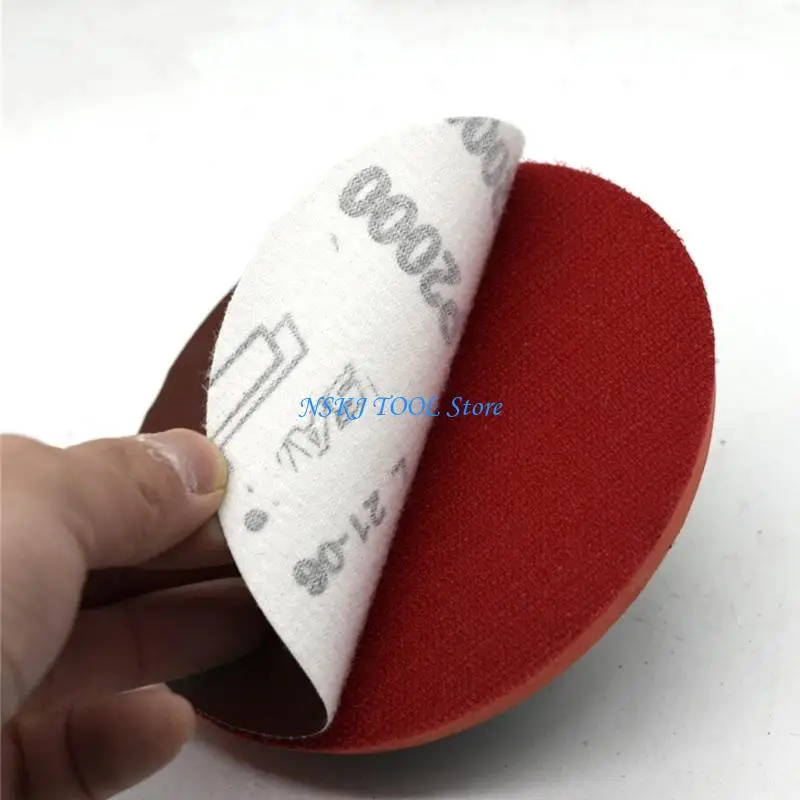 L8RC Secure Fit Sanding Disc Hexagonal Screw Base For Machine Compatibility Auto Surfaces Reduces Vibration For DIY Projects