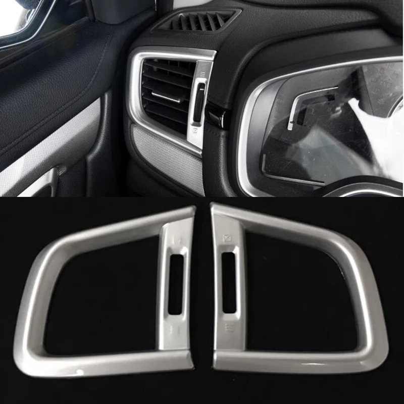 For Honda CRV CR-V 2017-2018 ABS Matte Front Air Vent Dashboard Outlet Cover Trim Frame Bezel Molding Garnish Insert Surround