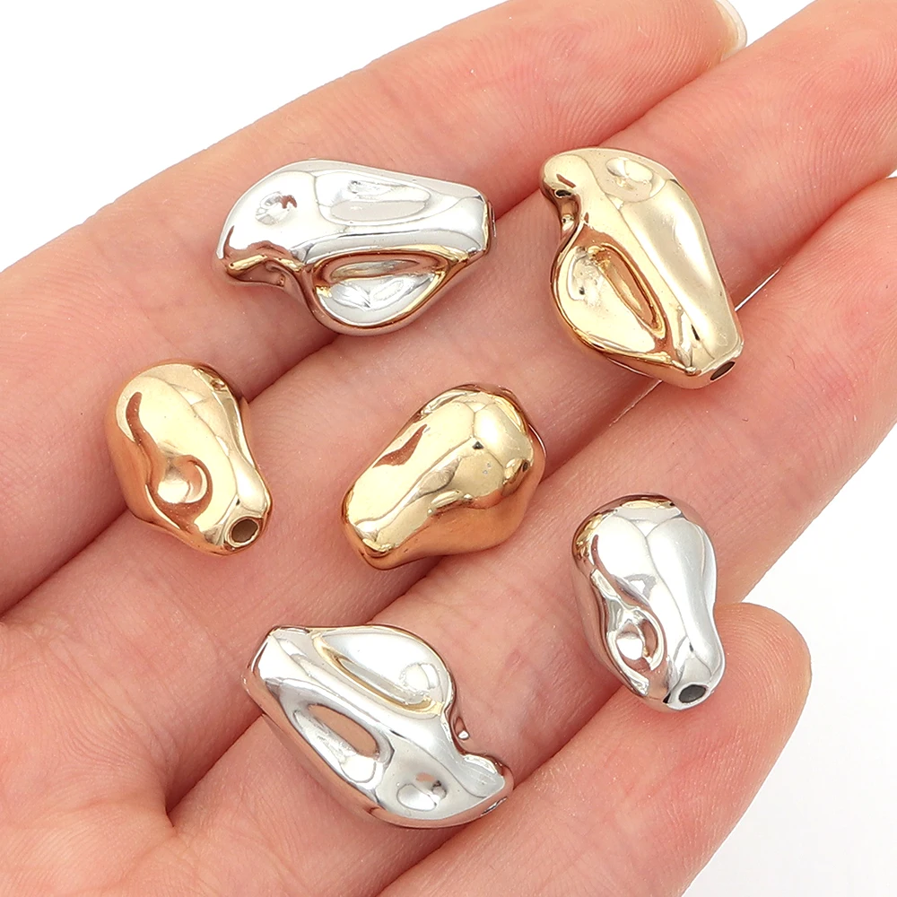 30cs/Lot Irregular Plastic CCB Beads Baroque Style Charm Beads for Necklace Bracelet DIY Handmade Jewelry Making Accessories