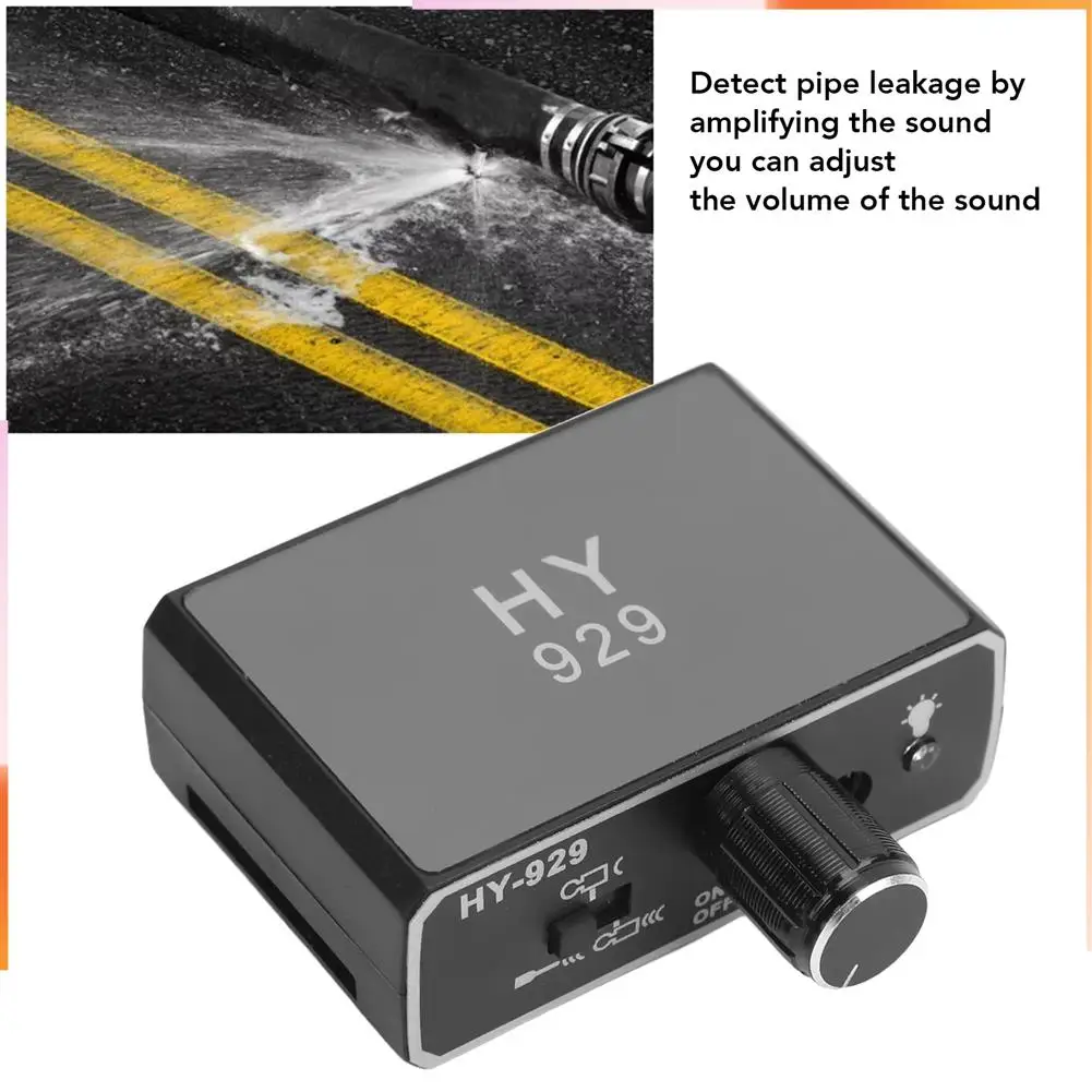 A92Z Underground Water Pipe Leakage Detector Enhanced High Strength Sound Intensifier For Site Construction EU Plug