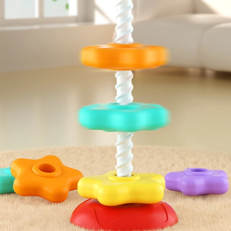 Y4QA Toddler Purning Pierinki do składania zabawek gry dla kolorowych programów rozwojowych poznawczych