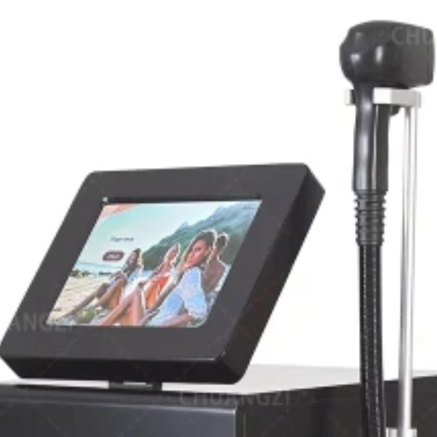 جهاز إزالة الشعر بالليزر دايود من التيتانيوم والثلج من alexandreت واط 808 نانومتر ، جهاز تجديد شباب الجلد بدون ألم لصالون إزالة الشعر من الجسم