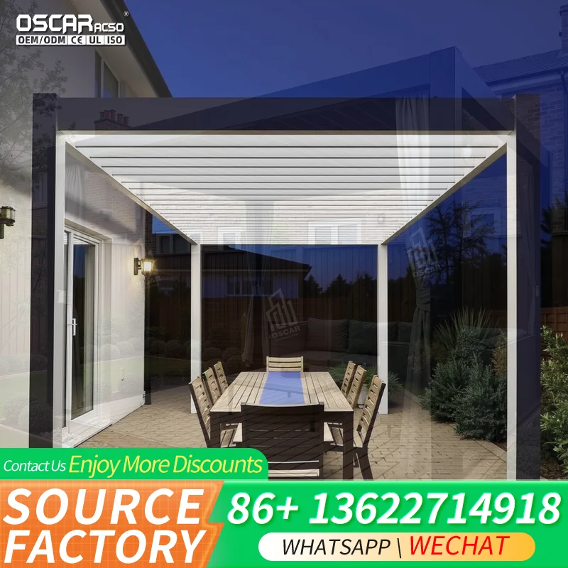 Smart Garden Electric Pergola - Customised Modern Foldable Waterproof Gazebo with
