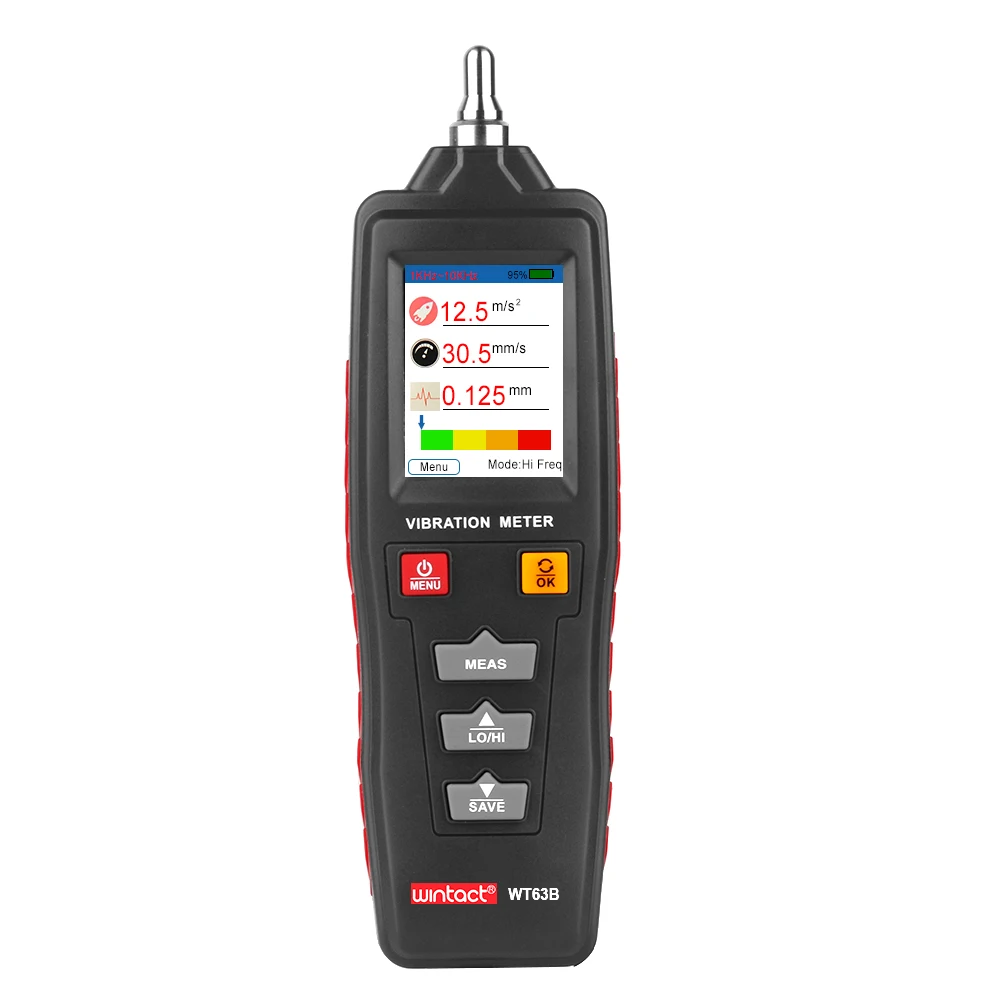 

Vibration Analyzer Vibrator Analizador De Vibraciones Digital Meter Tester Handheld WT63B Medidor