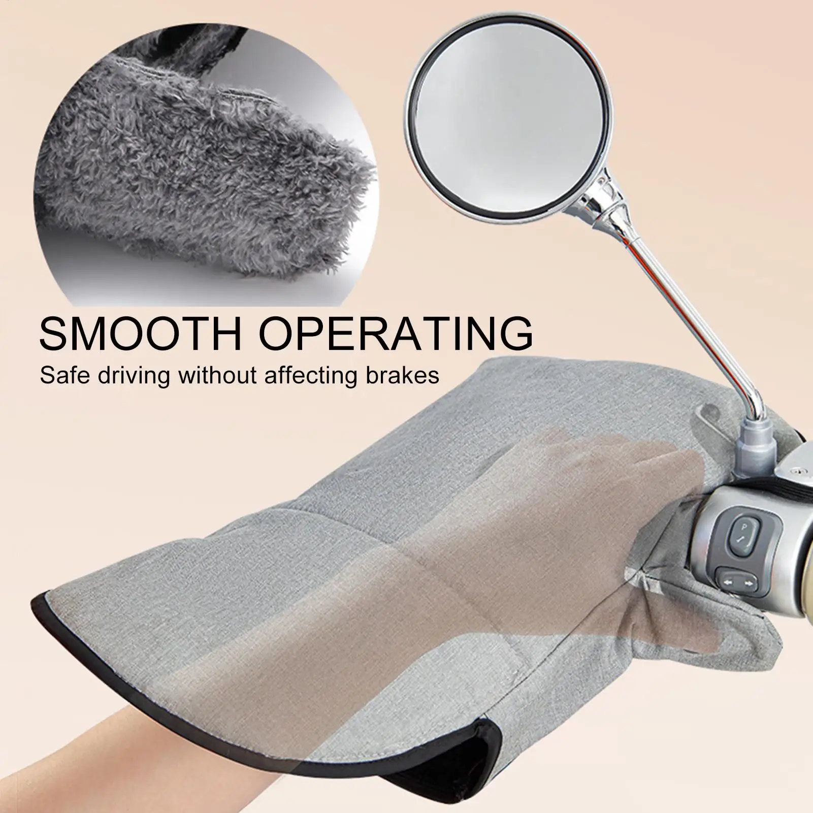 

Мотоциклетные муфты на руль, ветрозащитные защитные теплые перчатки, мотоциклетные теплые перчатки, грелки для рук для женщин, зима, холодная погода