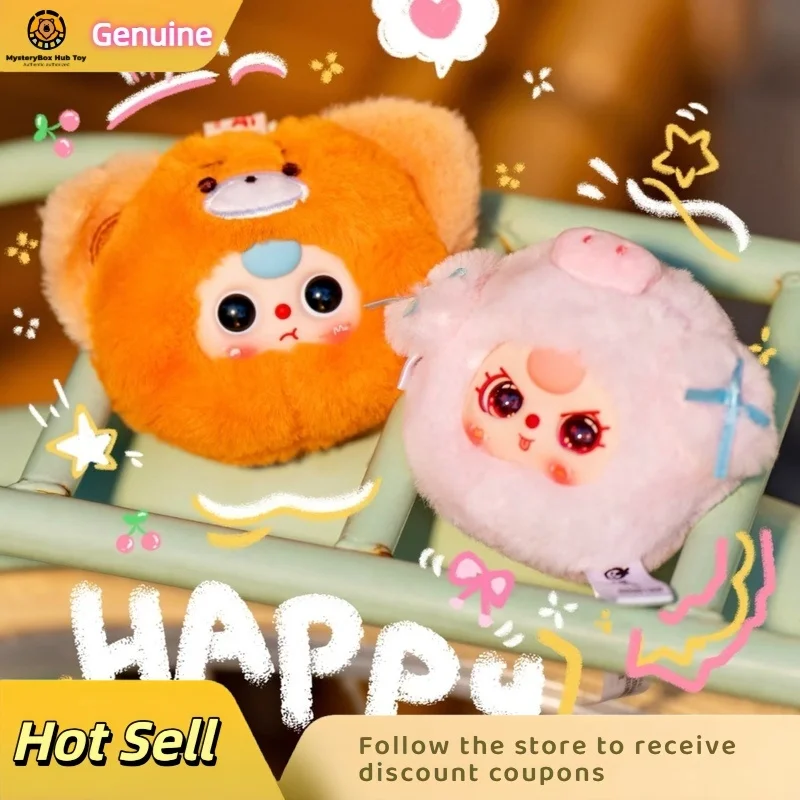 

Authentic Baby Three Small Mini Animal Plush Trendy Toy Blind Box Pendant Bag Accessories Birthday Gift Lovely Decorative