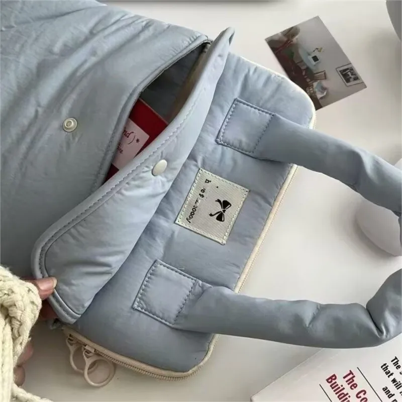 Ins بلون كمبيوتر محمول كم سميكة للصدمات ل 11 بوصة آي باد ماك بوك اير برو 13 14 15.6 بوصة سعة كبيرة حمل حقيبة