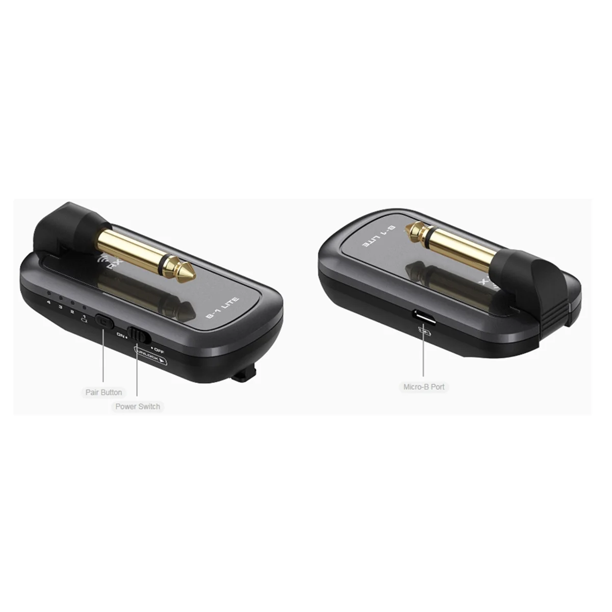 

Wireless Guitar Transmitter Guitar Wireless System 2.4GHz,Below 5ms Delay, WiFi Interference,Rechargeable Guitar