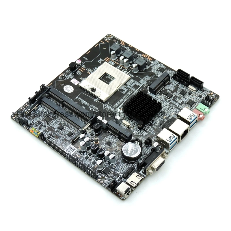 HM55/HM65/HM87 second and third generation i3i5i7 industrial control all-in-one computer advertising machine ITX motherboard