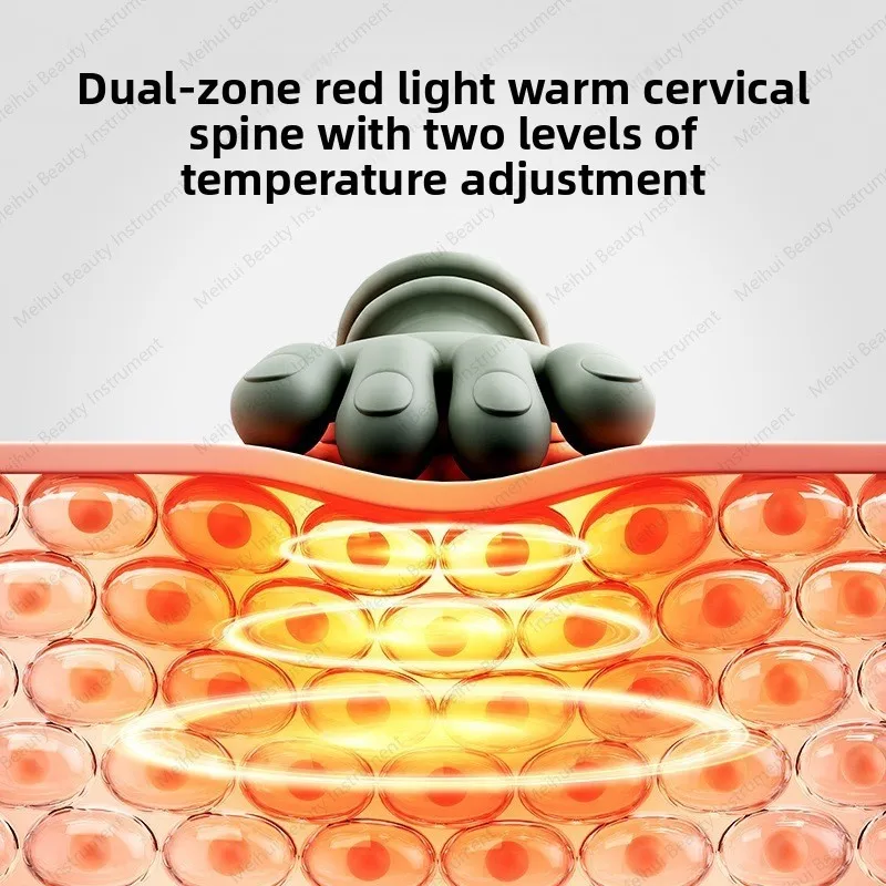 

Массажер для плеч и шеи, бионический ручной ручной профессиональный трапециевидный массажер для шеи с подогревом, шейный массажер