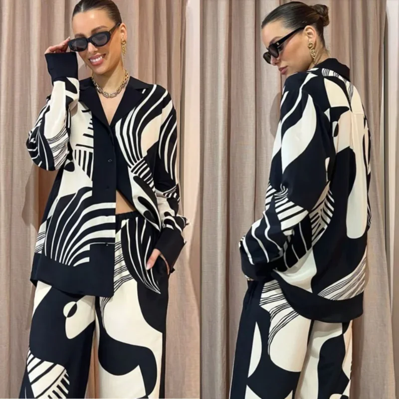 Two Piece Set Women Tracksuit Summer Clothes African Dresses for Women Outfits Casual Party Long Dress Tops Wide Leg Pants Suits