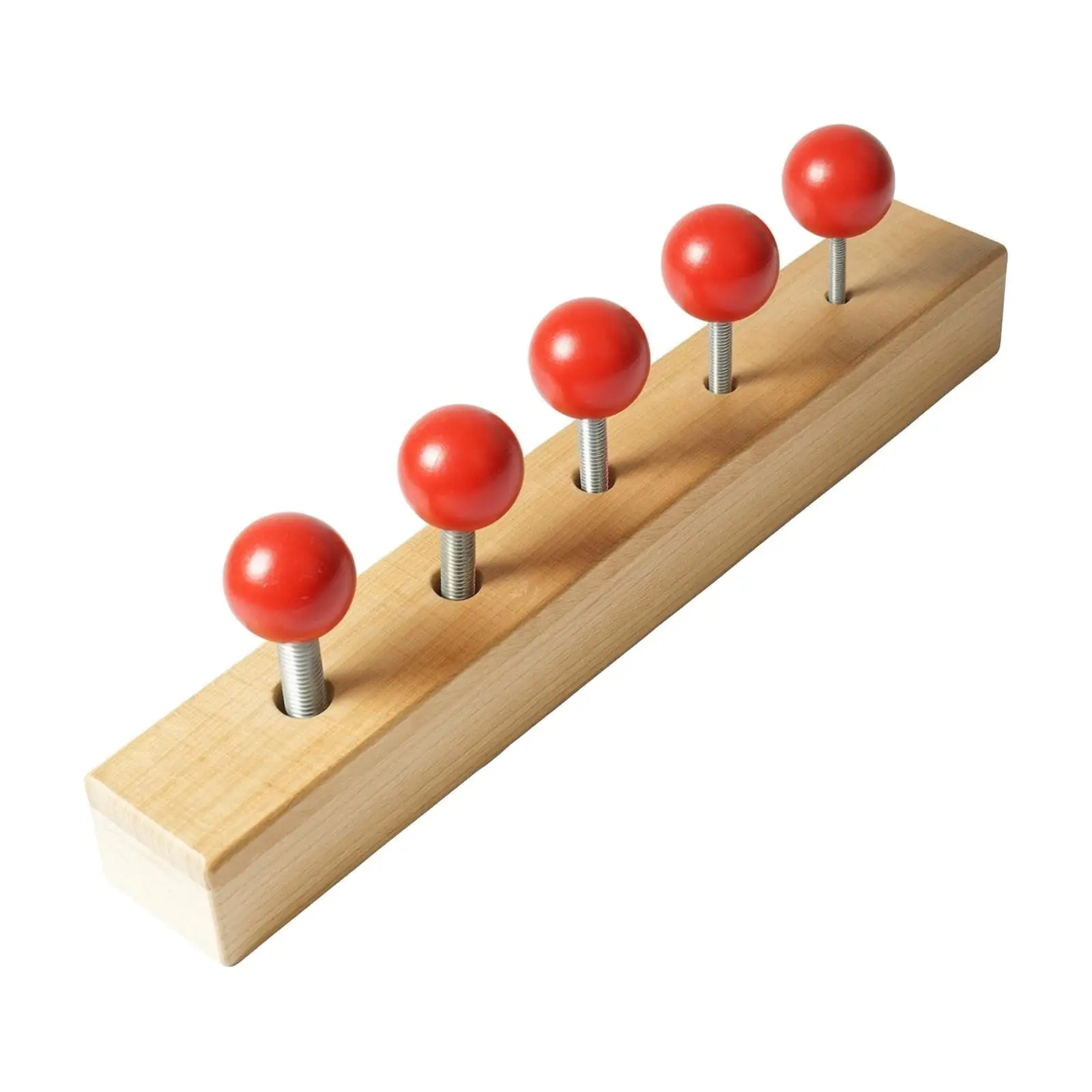Developmental Screw Board Hands-on Wooden Screw Board Wood Fine Motor Skill Toy for Preschoolers, Homeschooling, Early Learning