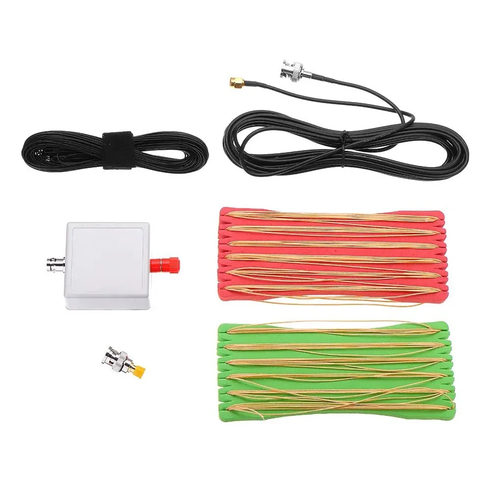 USB Tuner Long Wire Antenna Outdoor Camping 50 Impedance QRP 5Watts Omnidirectional Radiation Shortwave Antenna Kit