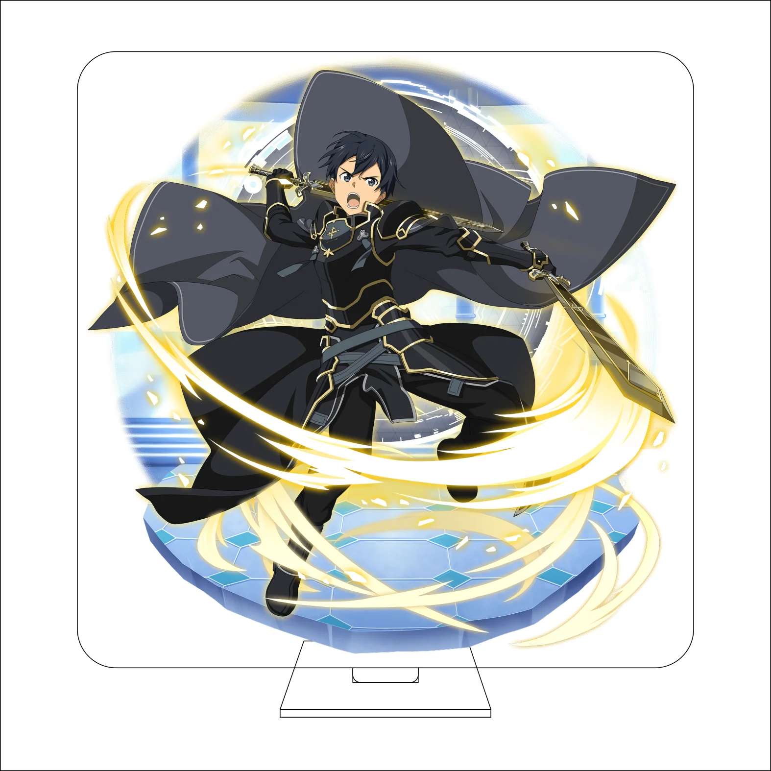 16CM Anime Sword Art Online Cosplay Acrylic Figure Stand Plate Yui Yūki Asuna Ornaments Gifts view 3