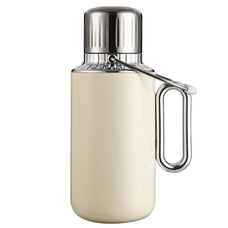 

AB33-Outdoor Sports Water Bottle 316 Stainless Steel Portable Insulated Kettle Large Capacity Travel Mug Tea Brewing Pot