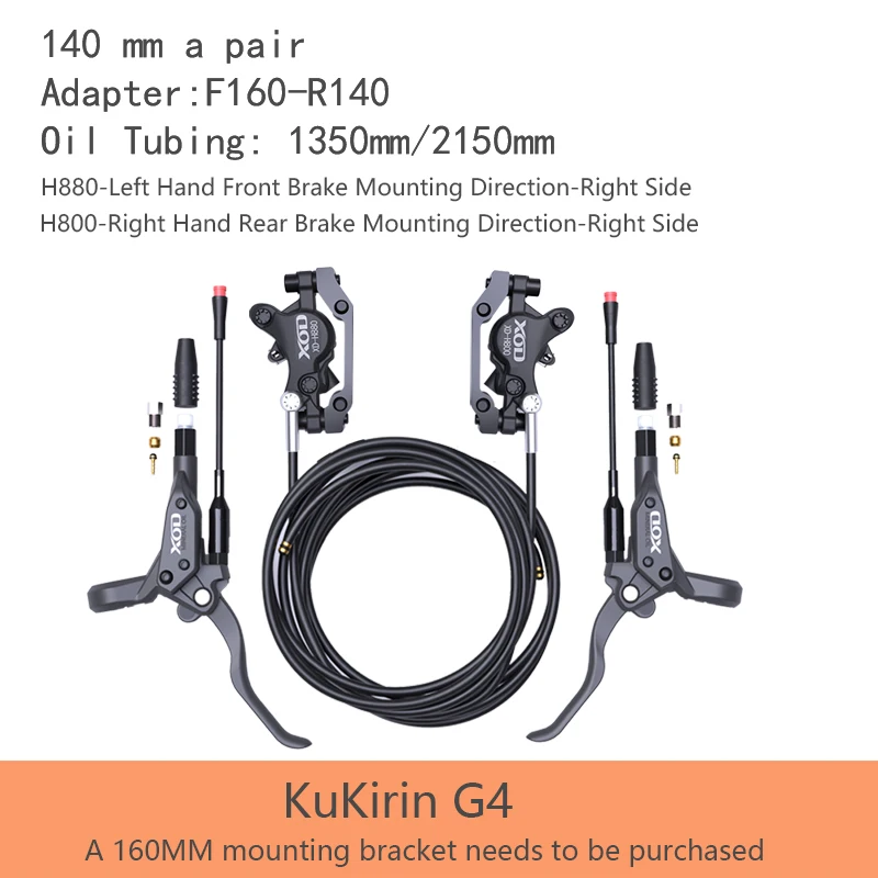 XOD H800/H880 Electric Scooter Hydraulic Disc Brake for KUKirin G2 Master G2 MAX G2 PRO2025 Electric Scooter Hydraulic oil Brak image 3