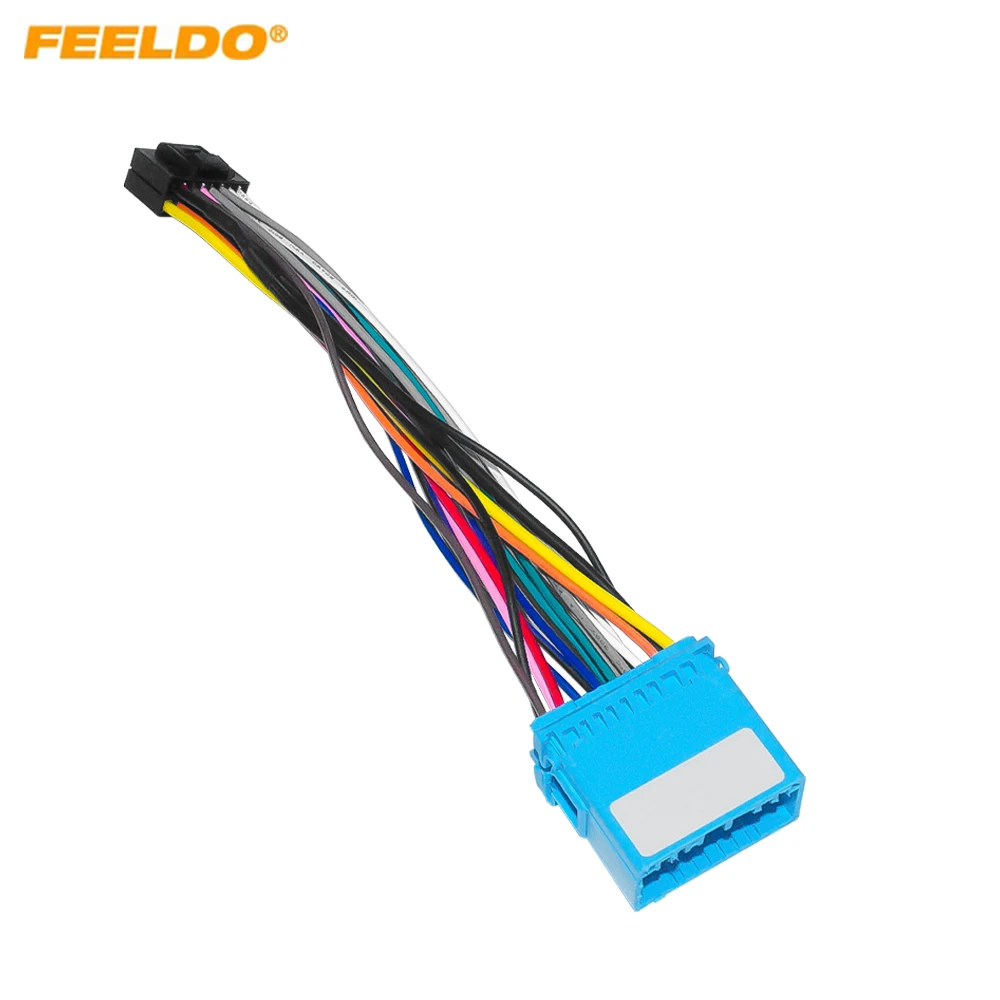 Car 16pin Audio Wiring Harness For Mazda BT-50 2022 Aftermarket Stereo Installation Wire Adapter