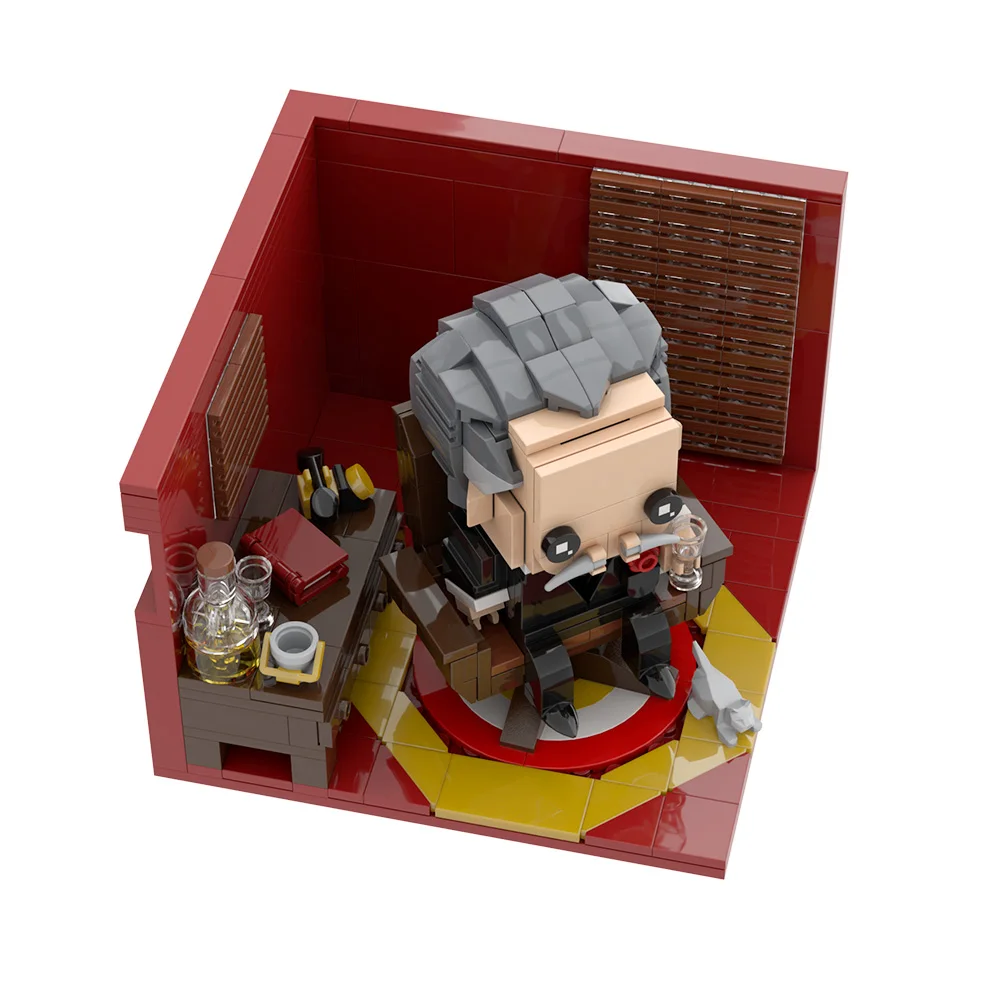 

MOC Godfather Vito Andolini Corleone Buliding Blocks Model Movie Godfather Corleone Brickheadz Assembly Toys Kids Birthday Gifts