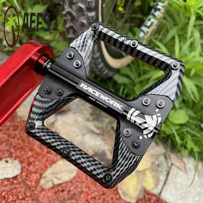 

AEF5-RACEWORK MTB педаль для шоссейного велосипеда сверхлегкие нейлоновые герметичные подшипники с углеродным покрытием педали для горного велосипеда аксессуары для велосипеда