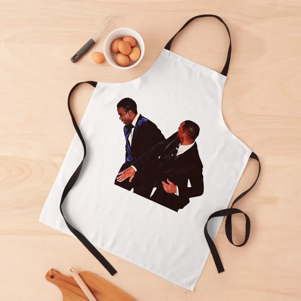 For Men Will Smith Slap Keep My Wife'S Name Out Your Mout Apron custom women's kitchen Professional Barber Home Utensils Apron