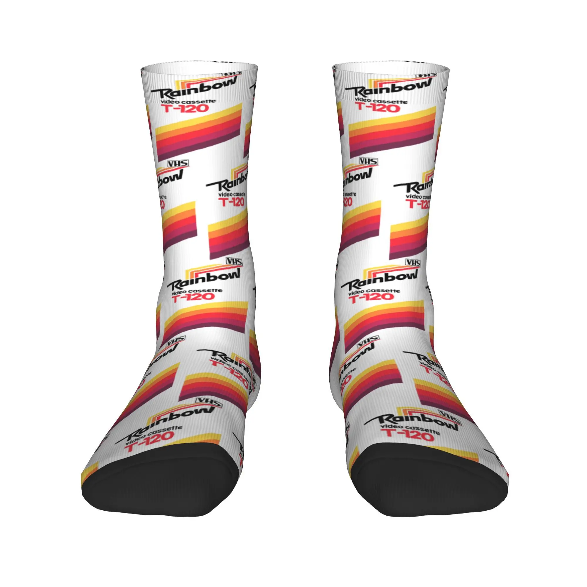 

Ретро VHS лента vaporwave эстетические носки Harajuku, чулки высокого качества, всесезонные длинные носки, аксессуары для мужчин и женщин, подарки