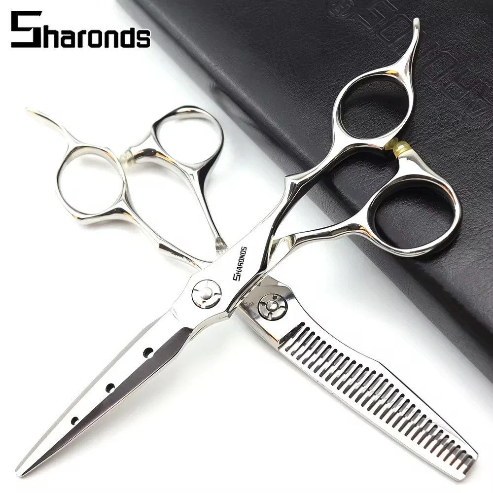 Professional Hairdressing Scissors 6 Inch Barber Thinning Shears Hairdresser Hair Cutting Tools Dedicated Clippers