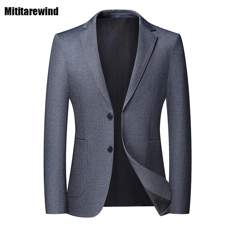 

2024 Spring Jackets for Men Brand Suit Male Business Luxury Man Jacket Italy Style Slim Fit Blazers Wedding Elegant Men's Blazer