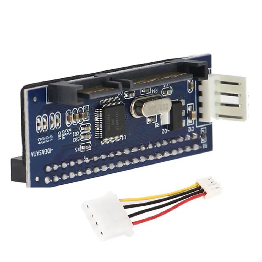 

Адаптер IDE к SATA 3,5 жесткого диска IDE «мама» к SATA 7 Карта PATA к SATA 40-контактное преобразователь IDE/PATA в SATA