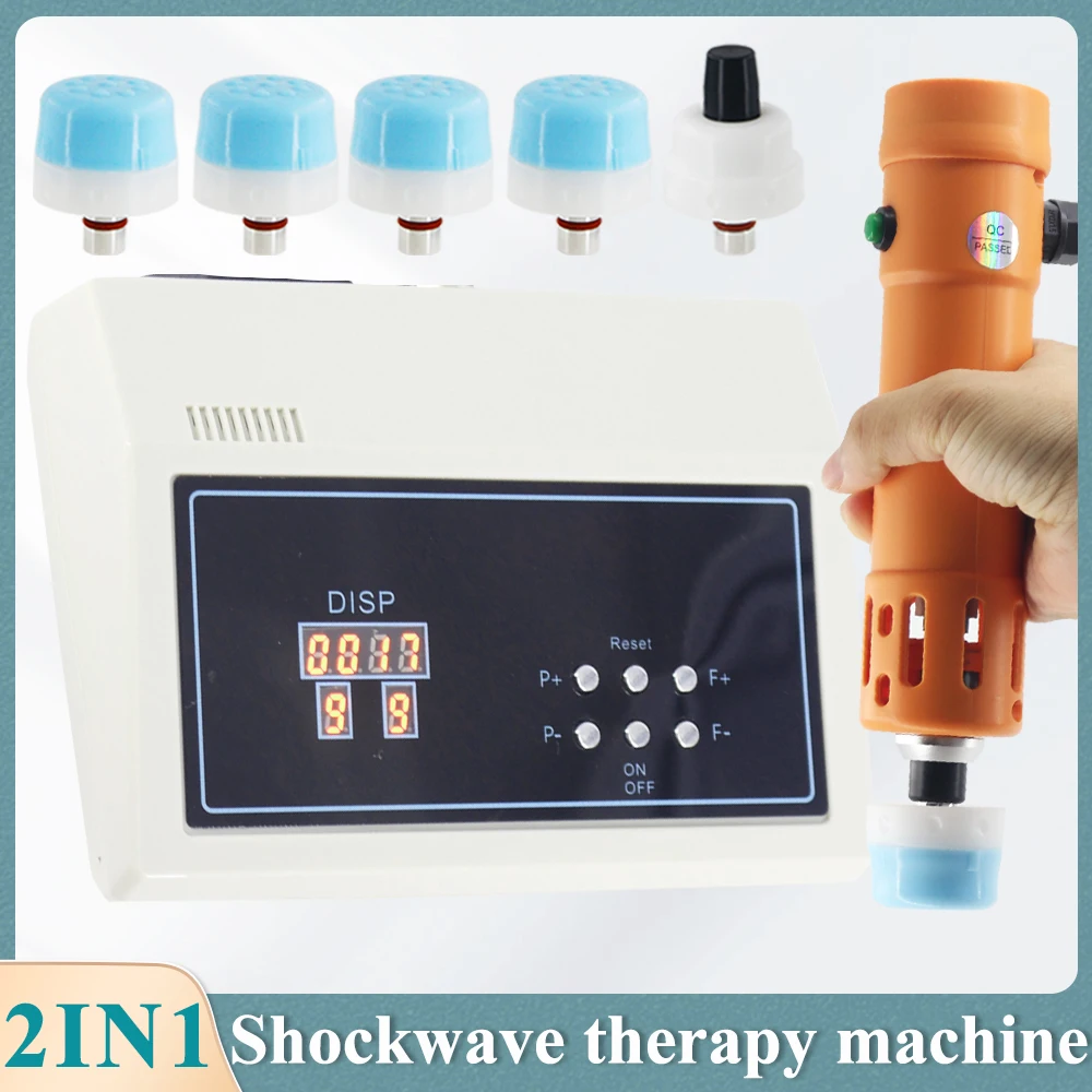 

Shock Wave Massage Chiropractic Tools 11 Heads Effective ED Treatment Joint Pain Relief 2 IN 1 Shockwave Therapy Massager Newest