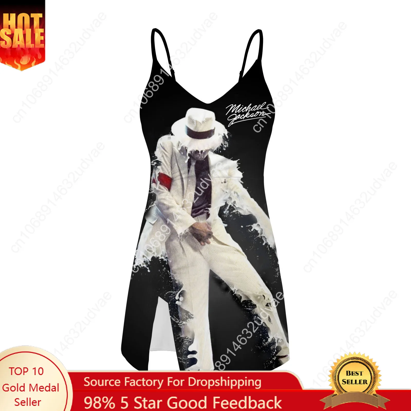 

Michael Jackson Sling Dress Swimsuit Womens Bathing Suits Personalized Fashion Swimwear Pool Party Bikini Custom Made Beachwear