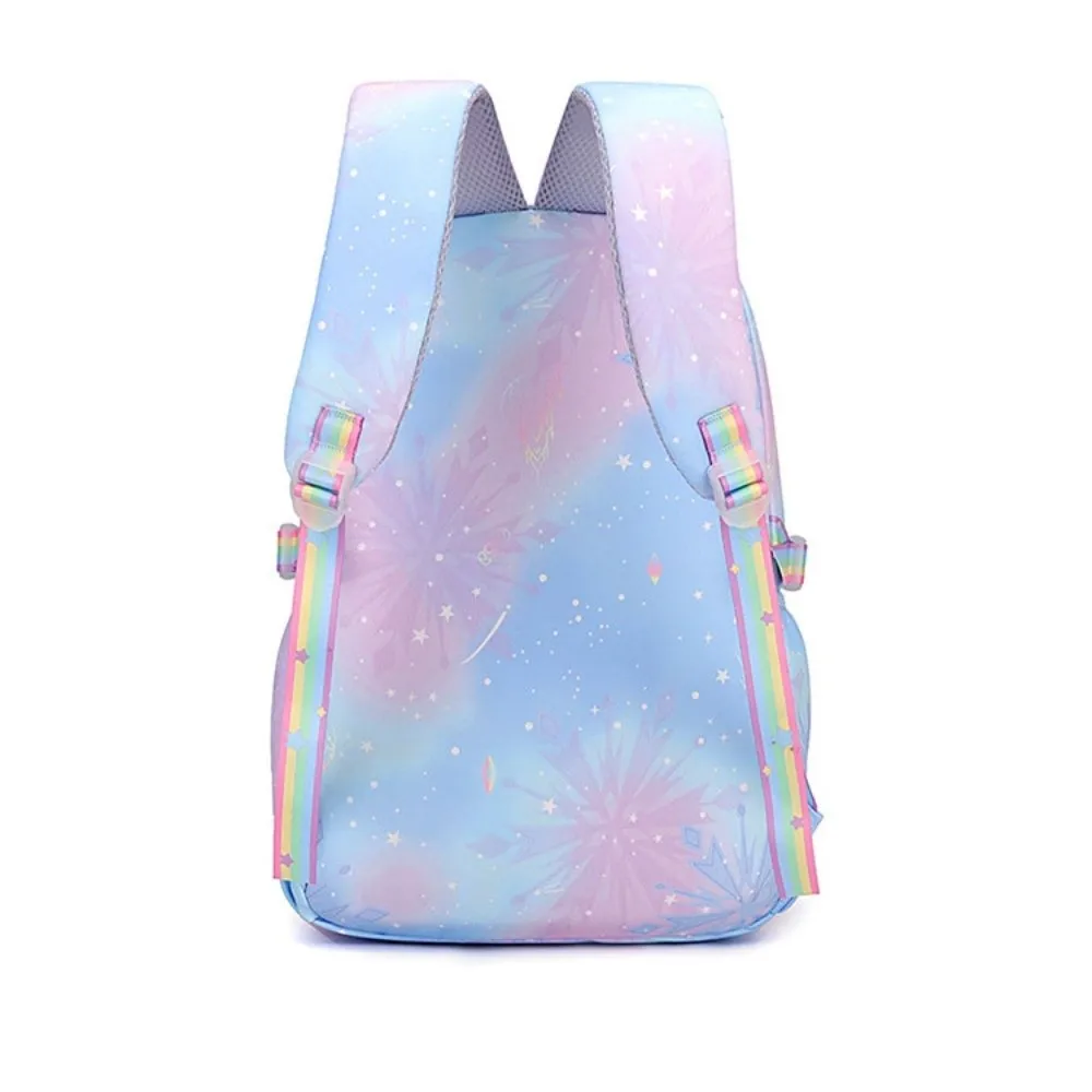 

Multicolor Nylon Backpack Lightweight Multiple Pockets Students School Bag with Pendant Korean Style School Backpack Travel