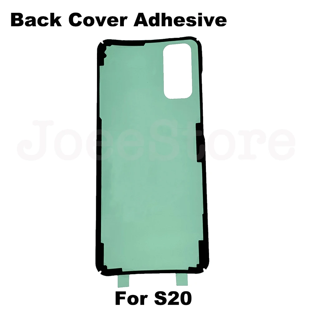 JoeeStore 10pcs Back Cover Sticker Adhesive For Samsung Galaxy S20 S10 S8 S9 Plus Ultra S7 Edge Back Battery Cover Sticker