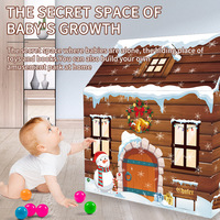 Kid Play Tent House Game Toys Christmas Snowman Candy Animal Ice Cream Portable Indoor Outdoor Boy Girl Children Princess Castle