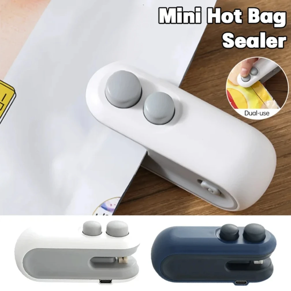 

Electric Mini Heat Bag Sealing Machine Package Sealer Bags 2in1 Plastic Bag Sealing Machine Handheld Plastic Bag Heat Sealer2025