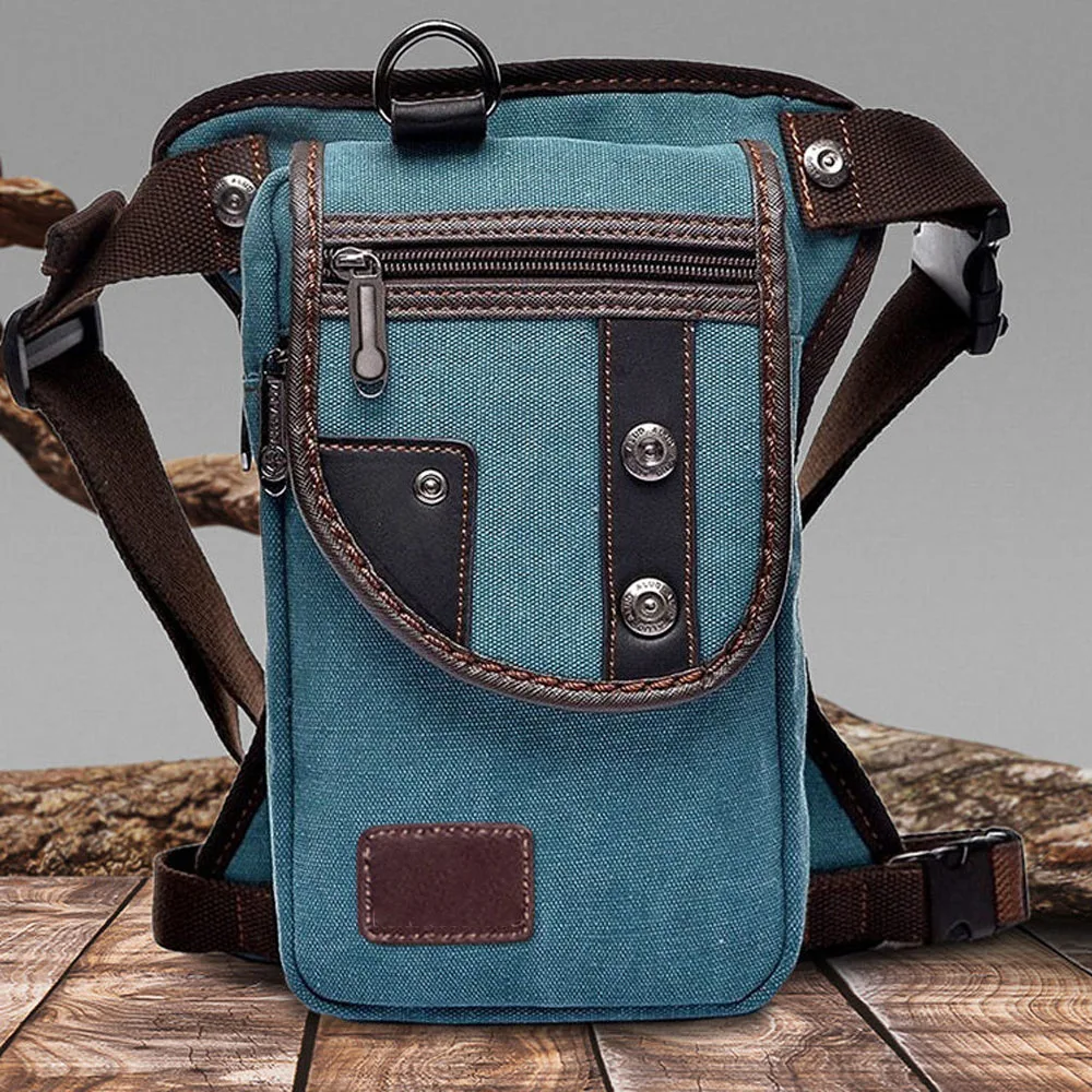 Fasion Equestrian Drop Leg Bag for Unisex Outdoor Travel Sports Pack Cycling Hiking Camping Fishing Thigh Waist Fanny Pouch