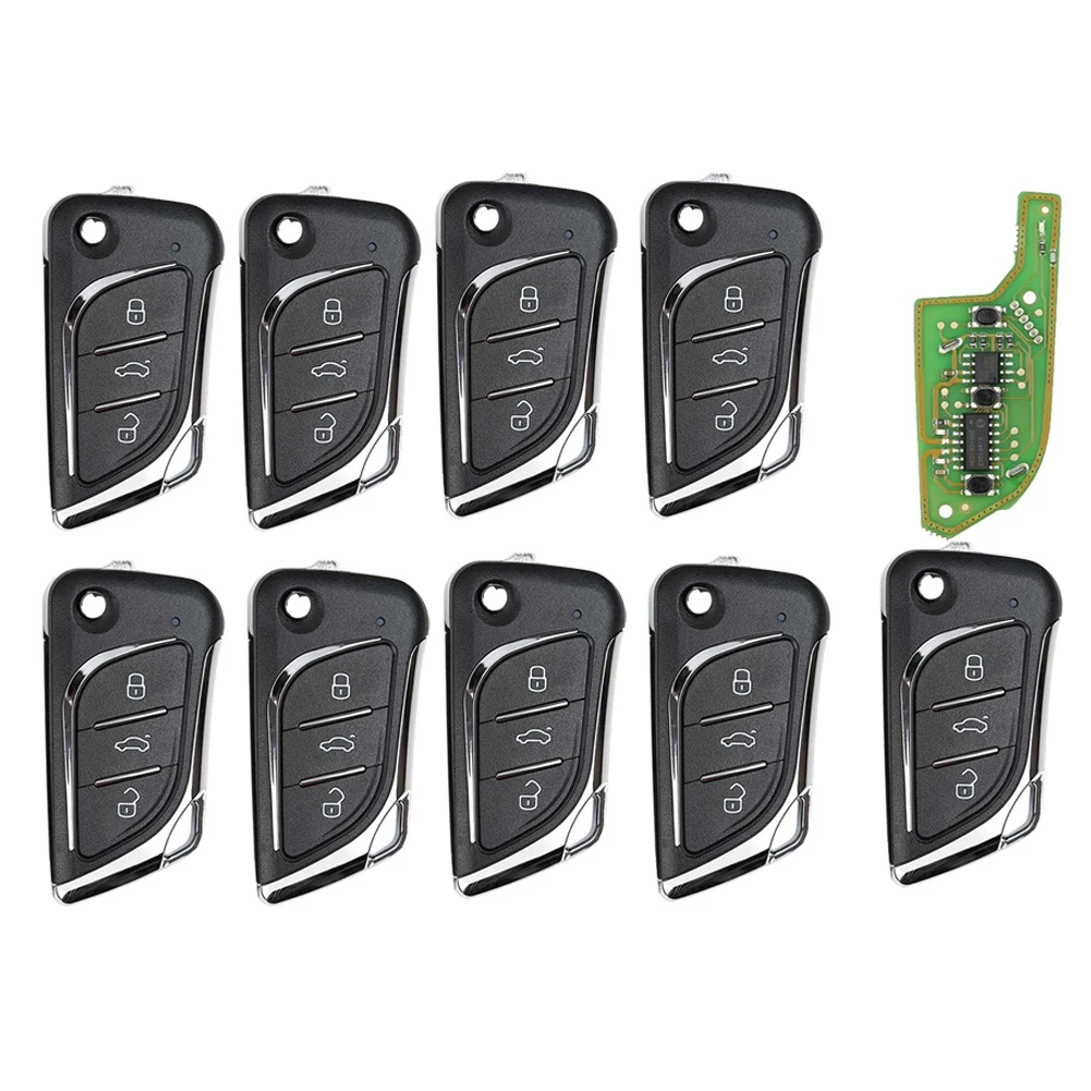 

9Pcs/Lot Universal Remote Key Wire Remote Key XKLKS0EN XKLKSOEN for VVDI Key Tool LEI.KSS Lexus Style 3