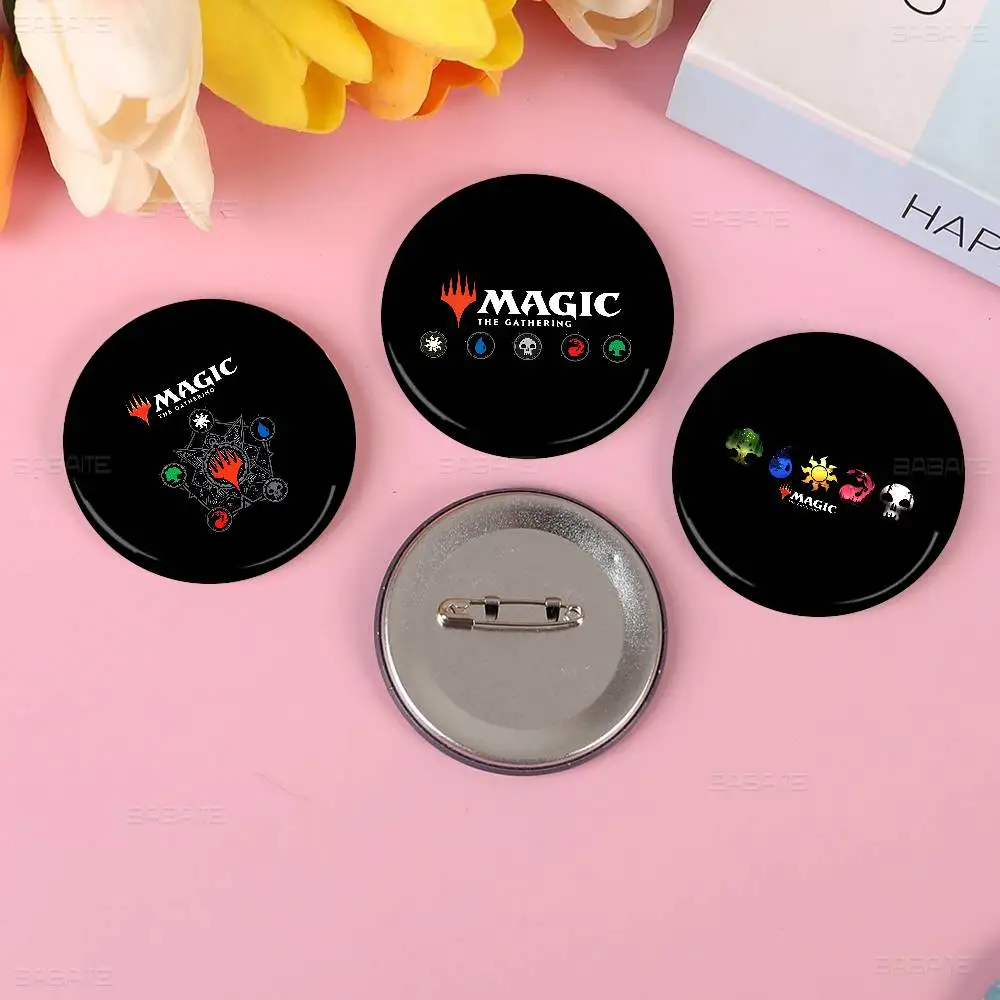 Gamer M-Magic The Gathering Anmie Creative Tinplate Soft Button Pins Animal Icon Brooch Lapel Backpack Badge Accessories Pin