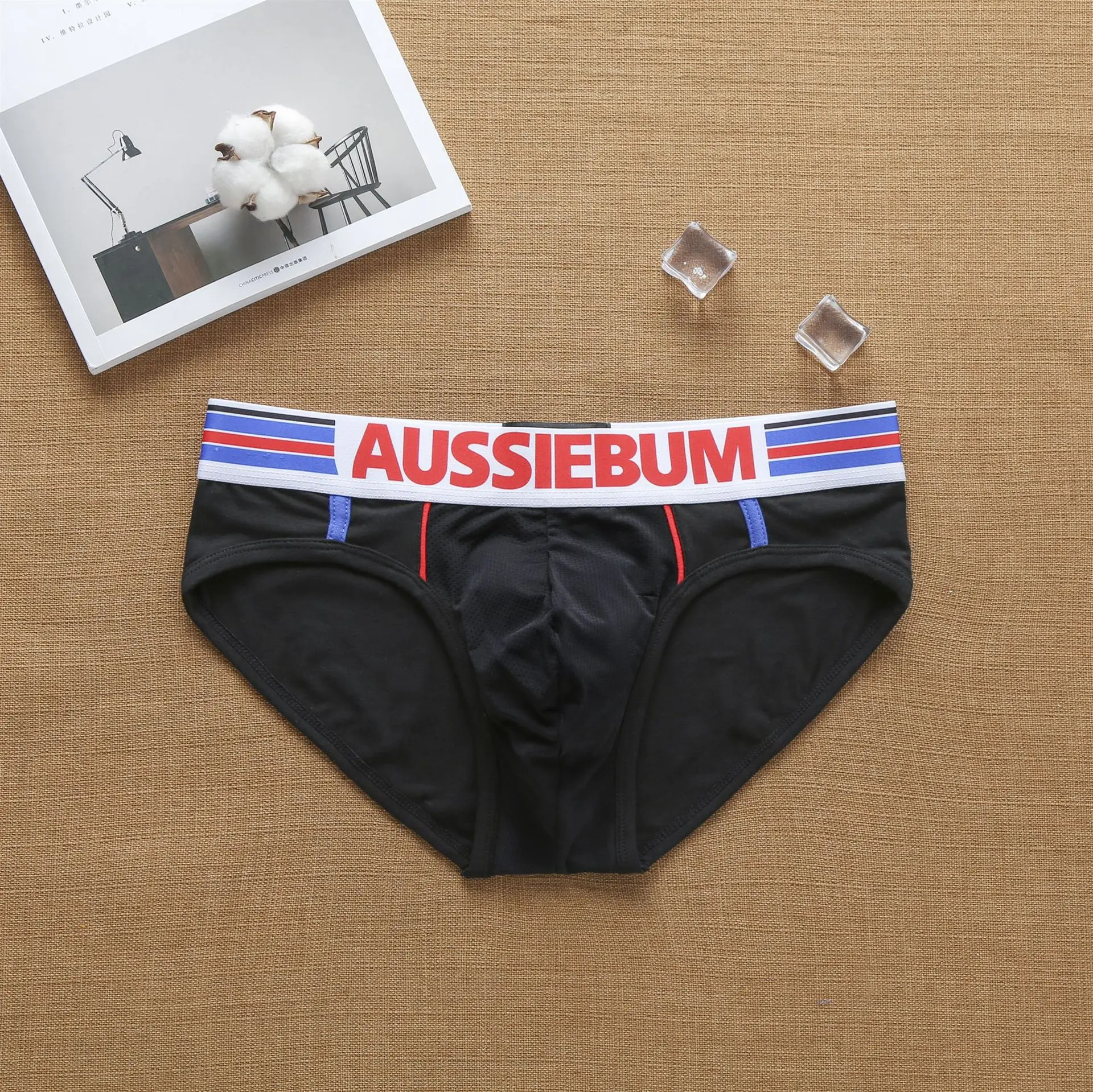 Aussiebum men's fashion super cool European and American pure cotton briefs student youth underpants