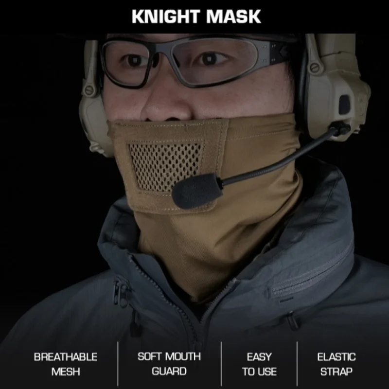 

Knight Mask Extreme Sports Face Shield | Windproof Balaclava Mask | for Cycling & Airsoft