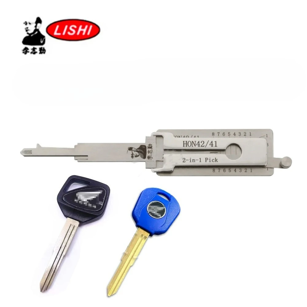 For Honda Motorcycle Lishi 2-in-1 Hon41/42 Pick CB Motorcycle Locksmiths Tool