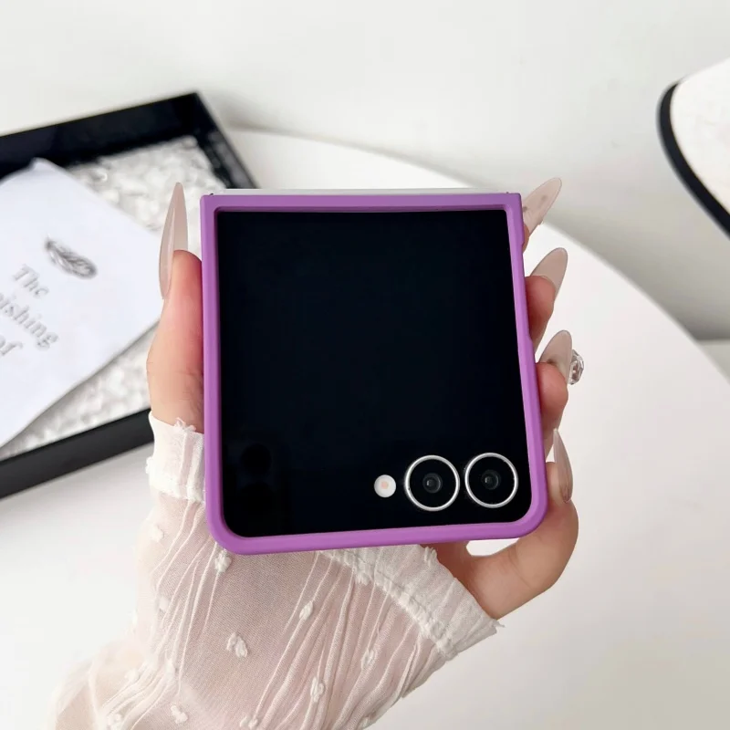 Luxuriöse Gradient-Soft-Silikonhülle für MagSafe Magnetische Handyhülle für Samsung Galaxy Z Flip 8 7 6 5 4 3 Z Flip 7 FE Stoßfeste Abdeckung – Detail 11