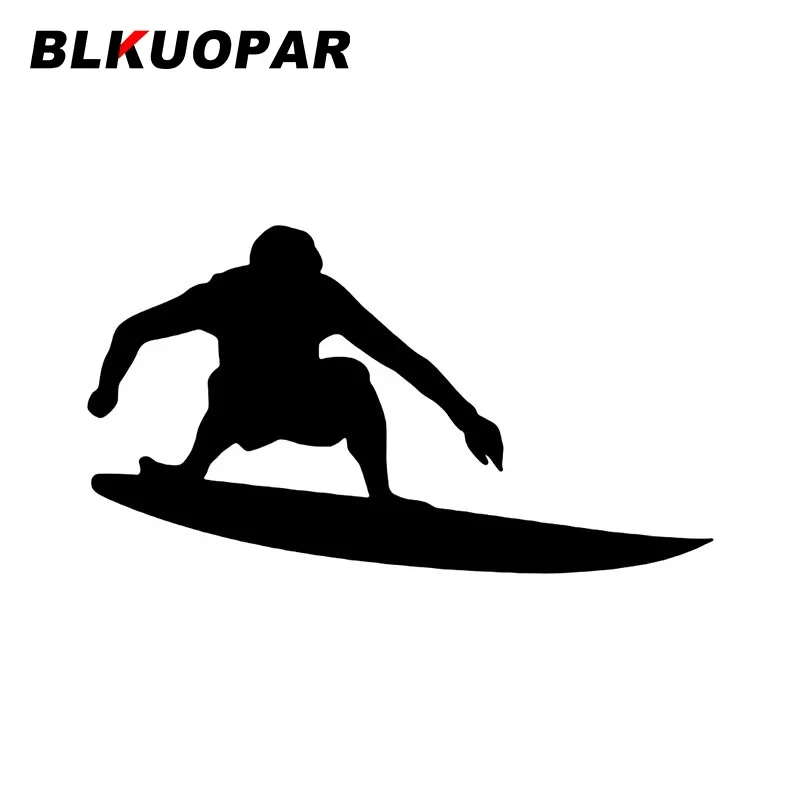BLKUOPAR Surf Riding Marine Sports Surfboard Pattern Decals Laptop Windows Bumper Motorcycle JDM VAN RV Trunk Accessories