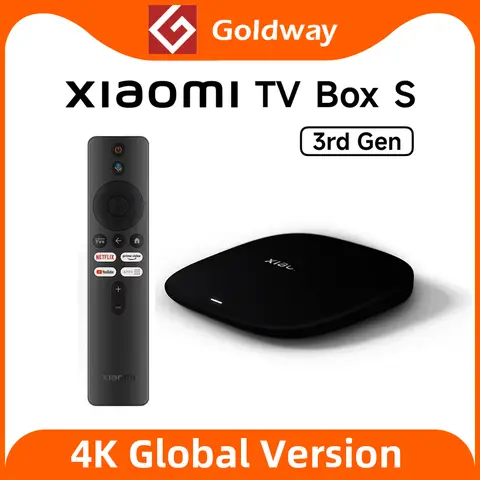 La versione globale XIAOMI MI TV BOX S 3RD GEN 4K UHD BLUETOOTH 5.2 WIFI6 2GB 32GB GOOGLE TV GOOGLE ASSISTANT SMART MEDIA CONTROL