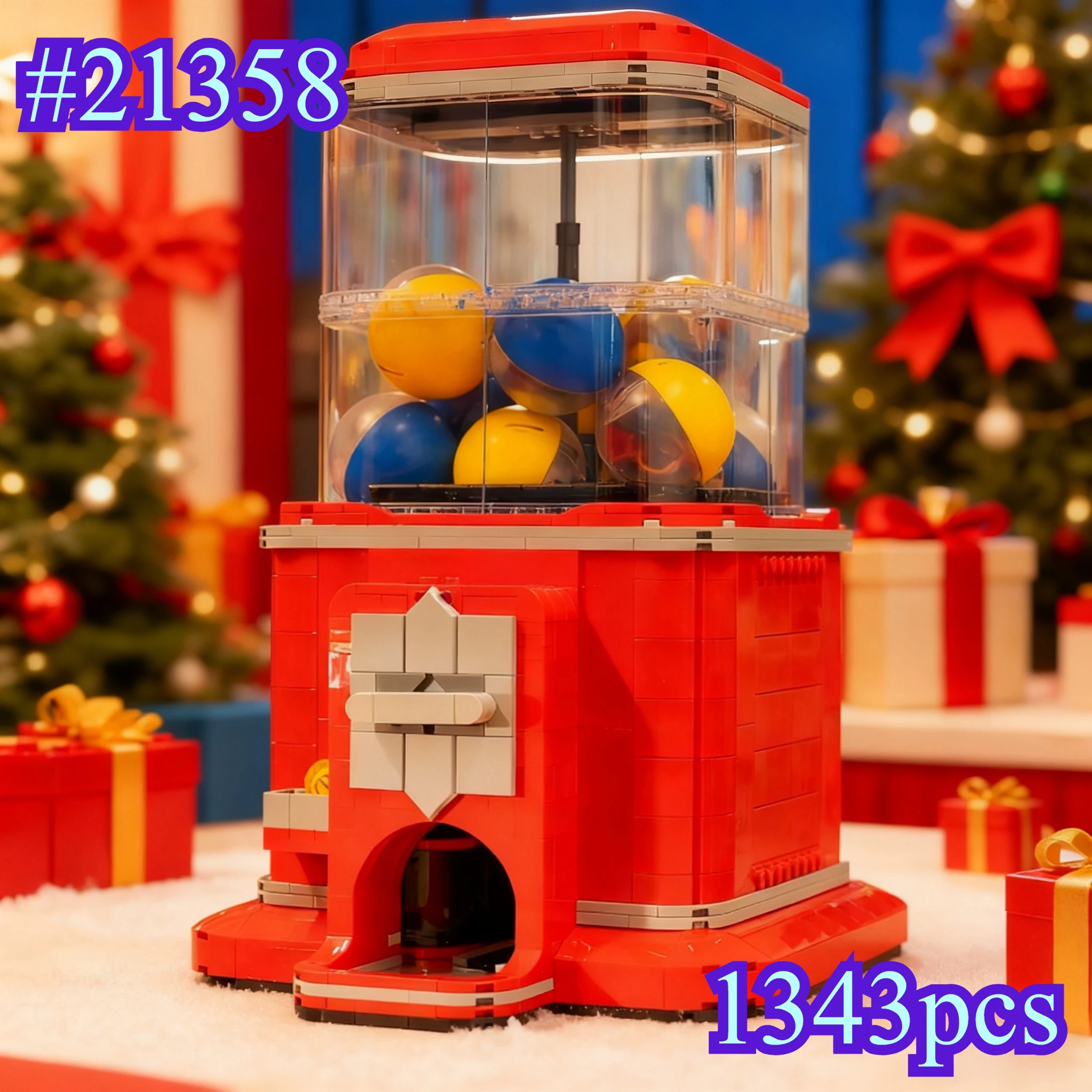 Retro Vending Machine 21358 Building Blocks Sets Compatible with Legoed Particles Suitable for Christmas Gifts 1343pcs
