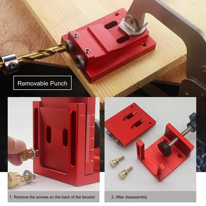 Pocket Hole Jig Kit Drill Guide Joint Woodworking Tools Accurate Angle Carpentry Locator Jig Woodwork Guides For Wood Splicing