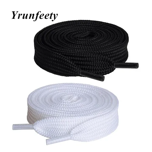 Imagen 1 del producto Nuevo 2 pares de cordones de zapatos gordos para zapatillas de deporte, cordones atléticos de 15MM de ancho, cordones de zapatillas gordas, cordones anchos Jumbo gruesos blancos