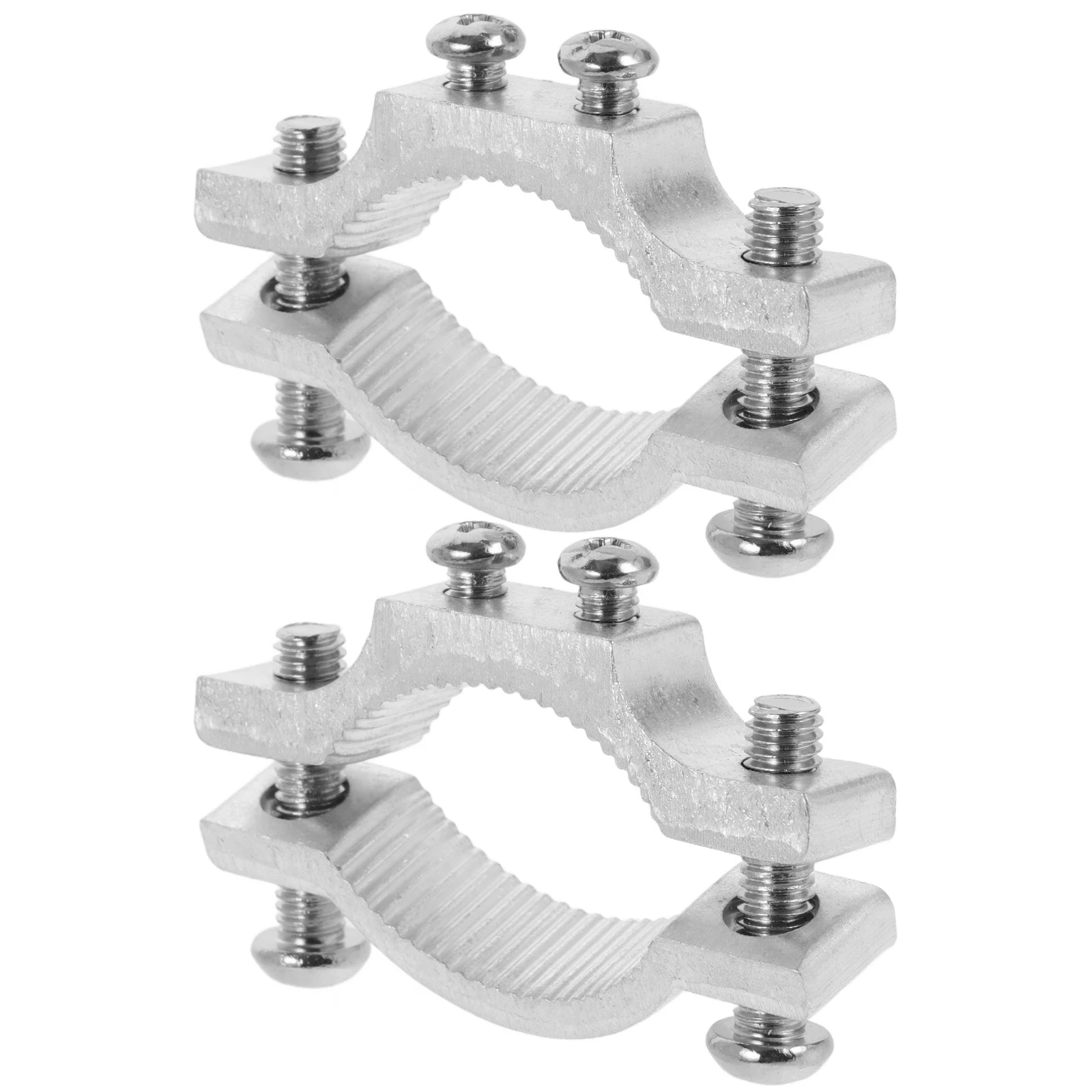 

2pcs Lamp Bracket Durable Clamp for Bike Electric Motorcycle Headlight Mount TubeBracket Stable Construction Aluminum Alloy