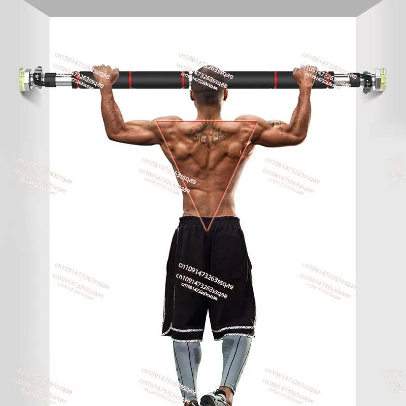 Horizontal bar on the door Indoor fitness equipment Household exercise Pull-up trainer Wall non-punching horizontal bar hair