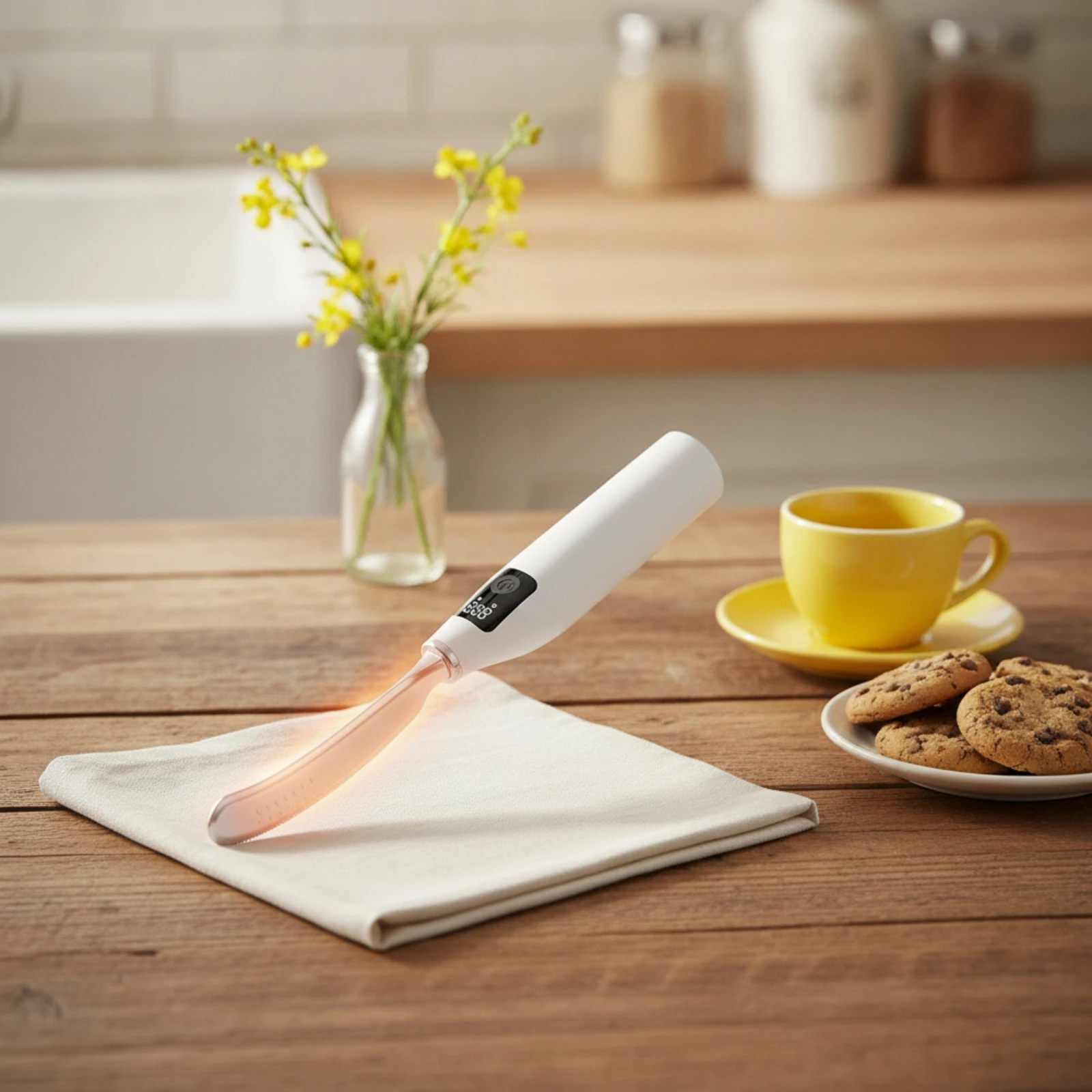 Rechargeable Electric Ice Cream Scoop Cordless Kitchen Tool Utensil Handheld for Home Cooks, Dessert Station
